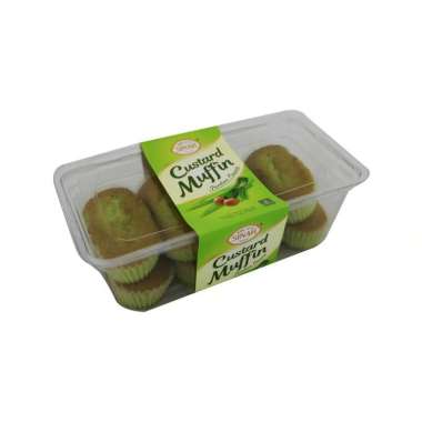 CUSTARD MUFFIN PANDAN 220GR