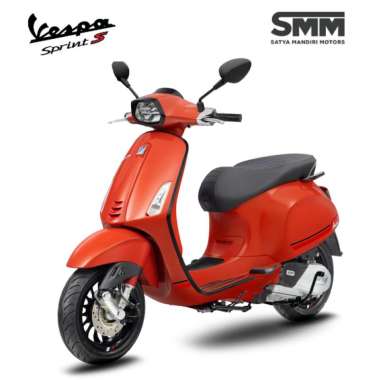 Vespa Sprint S 150 I-GET ABS Sepeda Motor [OTR Surabaya] No Orange Tramonto Surabaya