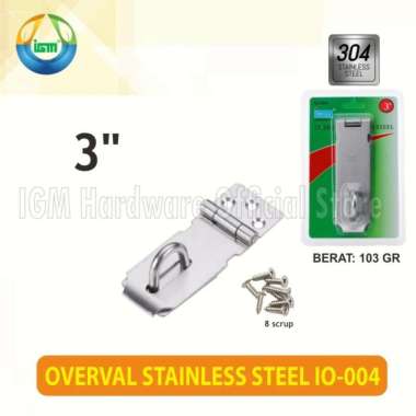 OVERVAL HEAVY DUTY STAINLESS STEEL IGM IO-004
