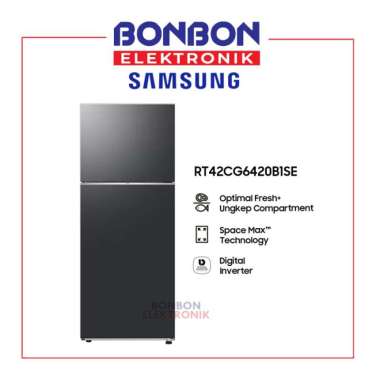 SAMSUNG Kulkas 2 Pintu 415L RT42CG6420B1SE / RT42 Ungkep Compartment