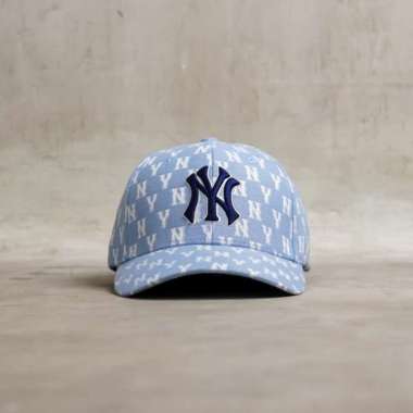 Topi MLB NY MONOGRAM NAVY BLUE 2 CAP 100% ORIGINAL