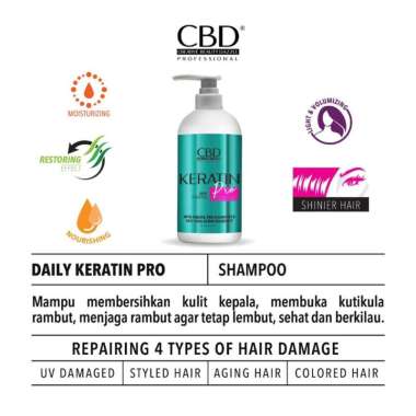 CBD PROFESSIONAL KERATIN DAILY SHAMPOO PRO 250ML