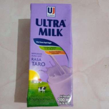 Promo Harga Ultra Milk Susu UHT Taro 200 ml - Blibli