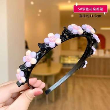 FG Bando Anak Bandana Kepang Motif Karakter Lucu Bando Jepit Anak Model Buah Bunga Hairband Korea Im
