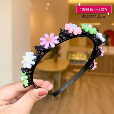 FG Bando Anak Bandana Kepang Motif Karakter Lucu Bando Jepit Anak Model Buah Bunga Hairband Korea Im