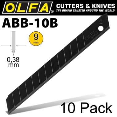 refill blade olfa abb-10b 9 mm spare blade (10 pcs) Multicolor
