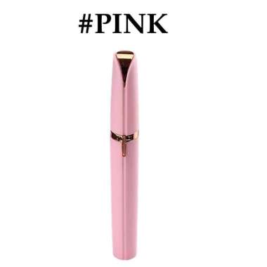 Alat Pencukur Alis Elektrik USB Pencukur Bulu Guard Wing Portable PINK