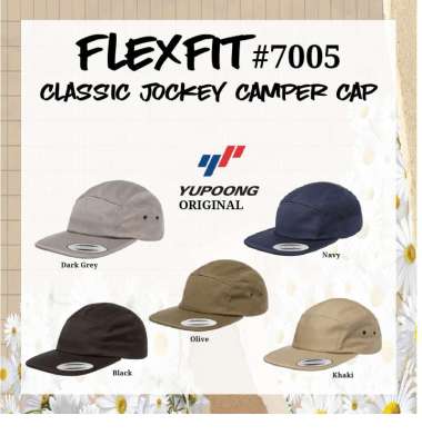 TOPI YUPOONG 7005 FLEXFIT CLASSIC JOCKEY CAMPER CAP ORIGINAL