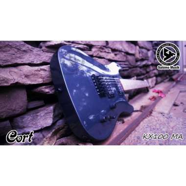 Gitar Elektrik Original CORT KX100 BKM Metallic Ash