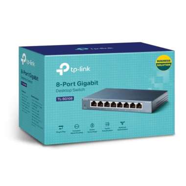 TPLink TL-SG108E Switch 8 Port Gigabit Unmanaged Pro