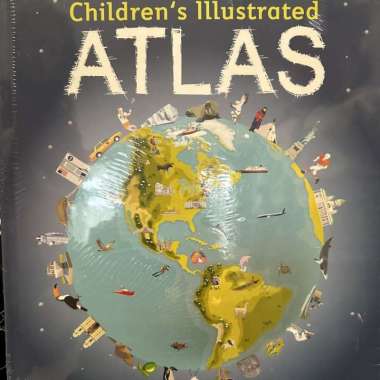 Atlas DK Smithsonian, buku atlas peta anak
