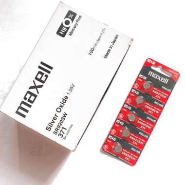Baterai Maxell 371 SR920SW Original Batrai Jam Tangan SR 920 SW