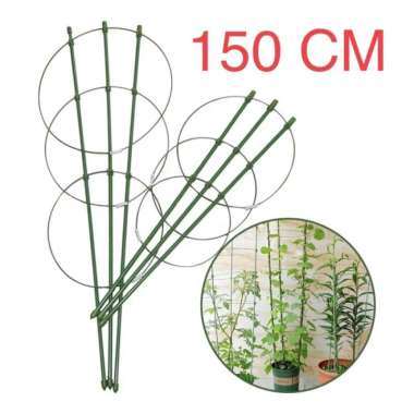 plant support cagak 150cm penopang penyangga ajir tanaman tomat rack Multicolor
