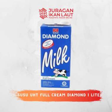Susu UHT Full Cream Diamond - 1 Liter