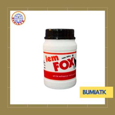 lem fox / lem kayu / fox lem putih 500grm Multicolor