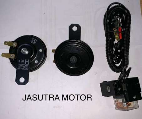 KlKlakson Denso Disc Set Low n High kabel relay komplit MX 09692 63136