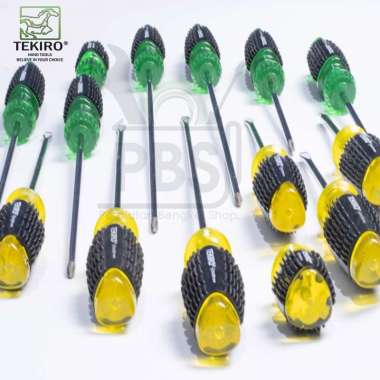 [Gagang Karet] Obeng TEKIRO 100% ORIGINAL Plus300