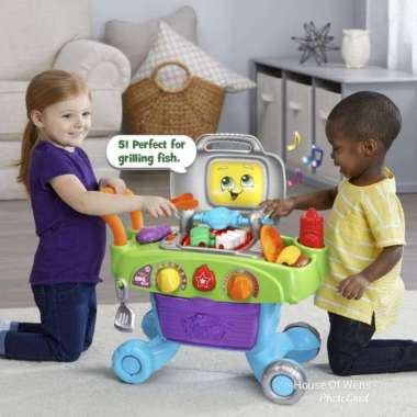 leapfrog smart sizzlin bbq grill - mainan anak original Multicolor