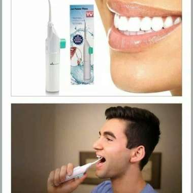 Portable Power Floss Dental Jet/Alat Pembersih Pemutih Gigi