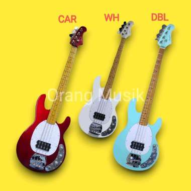 Bass Elektrik Scorpion SP300 Original Bonus Kabel Jack Senar DLL - Bass Scorpion SP 300 4 String