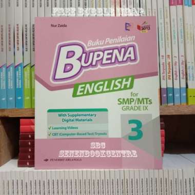 Buku Bupena Bahasa Inggris Kelas 3/Ix 9 Smp K13N Erlangga