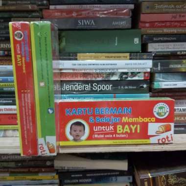 kartu bermain dan belajar membaca untuk bayi mulai usia 4 bulan Multicolor