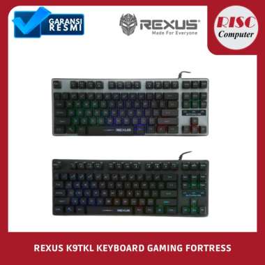 REXUS K9TKL / K9-TKL Keyboard Gaming Backlit Fortress