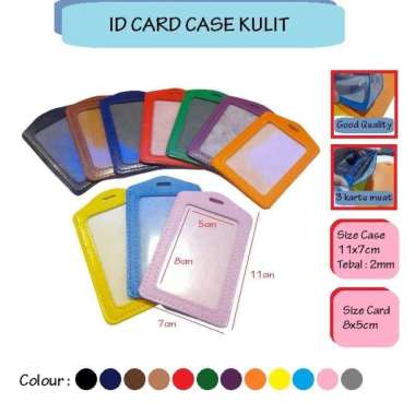 ID Card Holder Case Kulit Combo 2080V Orange