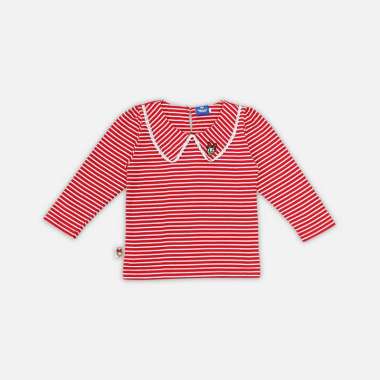 Short sleeve Tshirt/ Kaos Anak perempuan Merah/ Daisy Personal Stylist 4 tahun