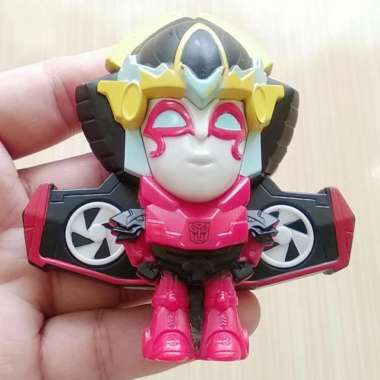 Mainan / Pajangan Patung Mini Figure Robot Transformer Windblade Bekas