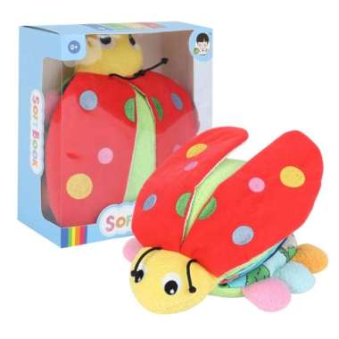baby cloth book - insect -- mainan montesori 2021 -- kado anak