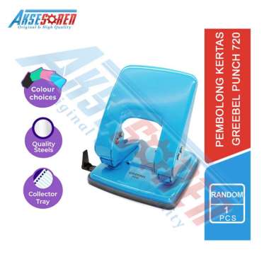 Pembolong Kertas Greebel [Punch 720] / Alat Pelubang Binder / Pembolong Plastik Kertas Blinder / Per