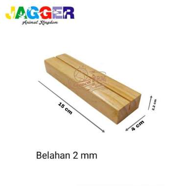 Stand Kayu Akrilik Foto Card Jati Belanda Vinus Wood Stand Acrylic