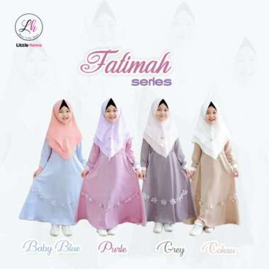 LITTLE HANNA Set Gamis Anak Fatimah Series Size 6-12T Multicolor