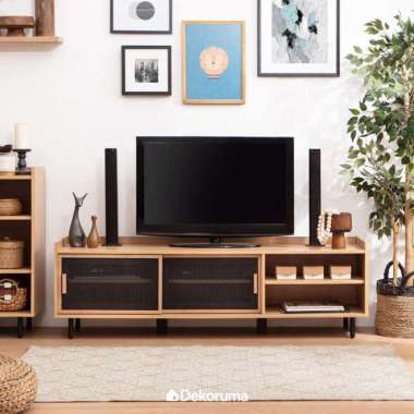 Dekoruma NAKA Rak Meja TV Kayu Minimalis Scandinavian / Lemari TV