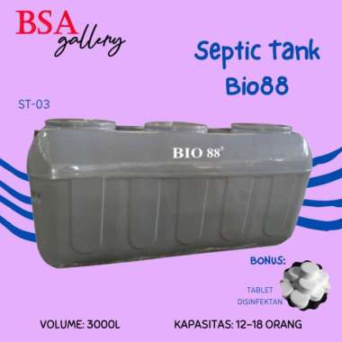 SEPTIC TANK BIO 3000 LITER / BIOFIL 3000L BERKUALITAS FREE DISINFEKTAN