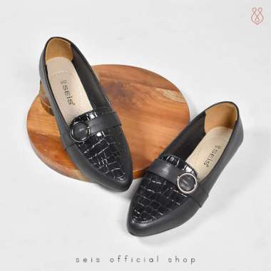 SEIS Fly Sepatu Flatshoes Wanita 36 black
