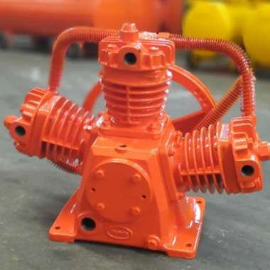Bare Kepala Kompresor 2 Hp 3 Piston Shark / Fetch Bare Compressor