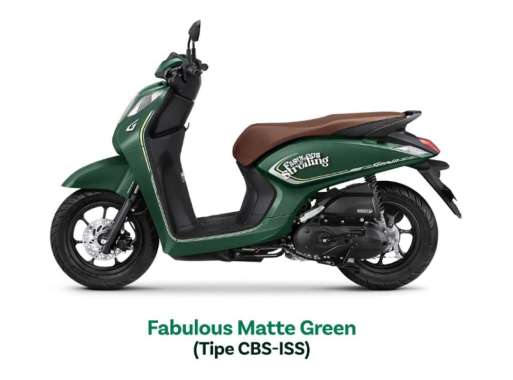 [2023] SEPEDA MOTOR HONDA GENIO CBS ISS FABULOUS MATTE GREEN Bali