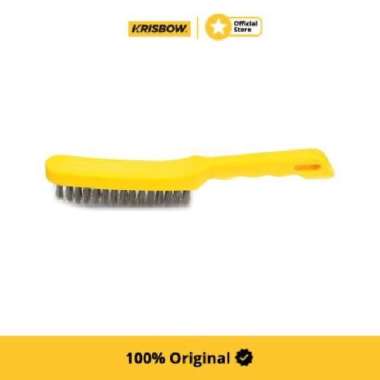 Krisbow Scratch Brush Wire Sikat Kawat St.Steel 4 Baris
