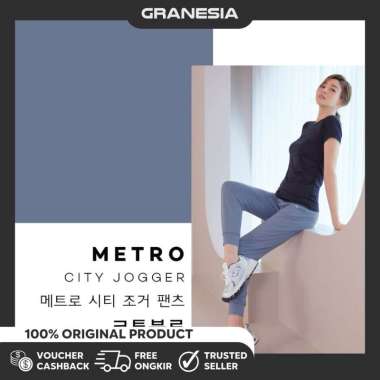 STL Metro City Jogger STLJG05|Celana Olahraga Lari Jogger Pant Wanita S
