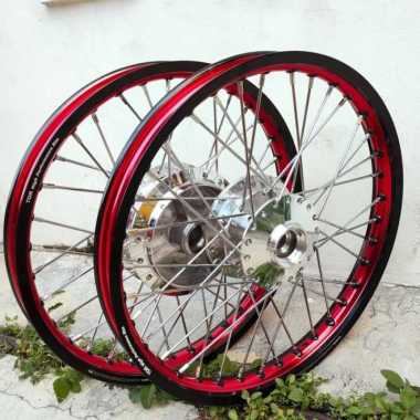 Sepaket Velg Tdr Tromol Set Jari2 Cb150R Old Cbr150R Old Stel Pelintir Multicolor