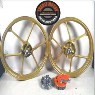 Velg Bintang BRT Jupiter Z 160/185 Ring 17 Warna Gold Multicolor