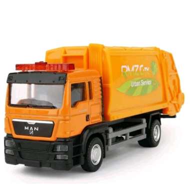 RMZ Scania Garbage Truck Truk Sampah Go Green Mainan Mobil Mobilan Jagat Diecast