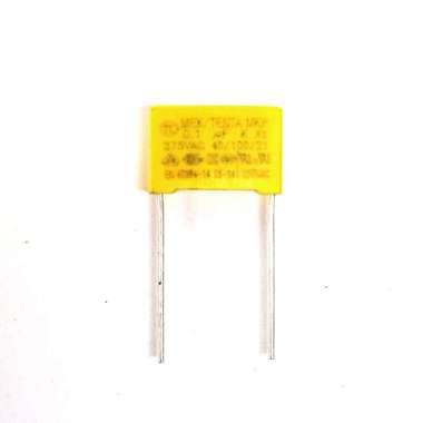 Kapasitor MKT MKM MKP 104 100nF 0,1uF 0.1uF 275V Kuning