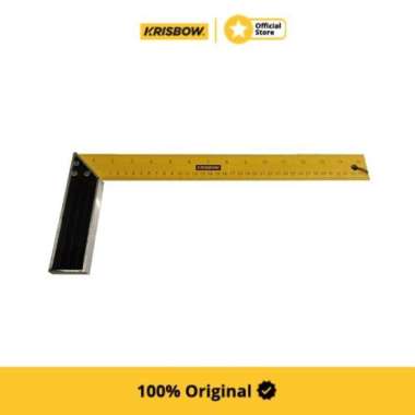 Krisbow Try Square Penggaris Siku Besi 35 Cm
