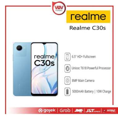 Hp Realme C30s Ram 3GB Internal 32GB Garansi Resmi biru