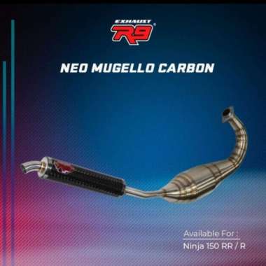 New Mugello Knalpot R9 Mugello Carbon Ninja R Ninja Rr Multicolor