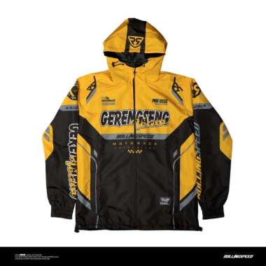 Rollingspeed - Jacket Nascar Gerengseng Black - Jaket Hitam WB V1 M