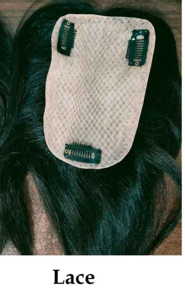 B244A Wig Rambut Palsu Asli Manusia Toupee 100% Human Hair Extension Multicolor